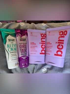 Curly hair must have’s! Shampoo + Conditioner + Bond Building + Styling Cream